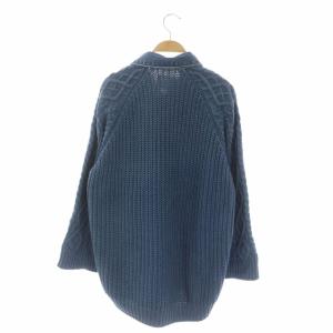 Ameri VINTAGE 20AW KNIT DOCKING DENIM JACKE デニムジャケット ニット切替 F 青 ブルー