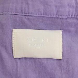 Ameri VINTAGE MEDI CRUMPLE COTTON LACE DRESS ワンピース ロング 長袖 Vネック 刺繍 レース 紫 パープル