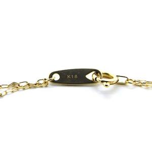 4℃ オデュース EAU DOUCE ブレスレット ストーン K18 イエローゴールド