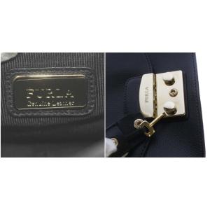 FURLA メトロポリス ショルダーバッグ ワンショルダー ミニ 斜め掛け チェーン レザー 黒 ブラック