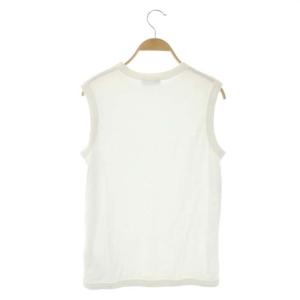 MADISONBLUE CREW NECK SLEEVELESS TEE Tシャツ カットソー ノースリーブ コットン 01 オフホワイト