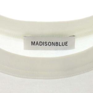 MADISONBLUE CREW NECK SLEEVELESS TEE Tシャツ カットソー ノースリーブ コットン 01 オフホワイト