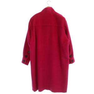 YVES SAINT LAURENT ウール ロングコート アウター 36 ピンク
