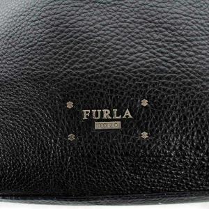 FURLA ウオモ ショルダーバッグ レザー 黒 ブラック