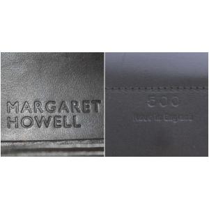 MARGARET HOWELL WHITE HOUSE COX レザーポシェット ショルダーバッグ ワンショルダー ブラック