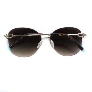 TIFFANY&Co. サングラス ハードウェア 度なし 5816-140 茶色 ブラウン TF3082