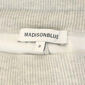 MADISONBLUE ニットジョガーパンツ イージー テーパード 0 ライトグレー オフホワイト