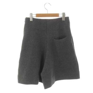MADISONBLUE 22AW キュロット ショートパンツ ニット ウール S グレー