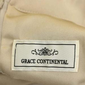 GRACE CONTINENTAL ワンピース ノースリーブ 膝丈 スタンドカラー 36 マルチカラー