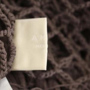 Ameri VINTAGE MEDI CROCHET FRINGE DRESS ワンピース ノースリーブ ロング フリンジ S スモークパープル