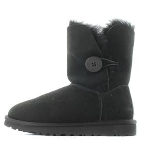 ベイリーボタン 2 ムートンブーツ ミドル 23cm 黒 ブラック 5803