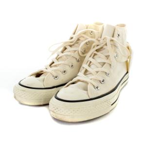 CONVERSE オールスター チャックテイラー スニーカー ハイカット リボン キャンバス 24.5cm 白 ホワイト