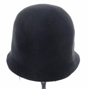 HELEN KAMINSKI ハット 帽子 ラビットファー フェルト 黒 ブラック