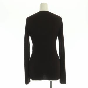 Theory 21AW regal wool mirzi b ニット セーター リブ 長袖 S ダークブラウン