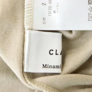 CLANE ×MINAMITANAKA 22AW FLORETS OPALCARDIGAN 2 ライトグレージュ