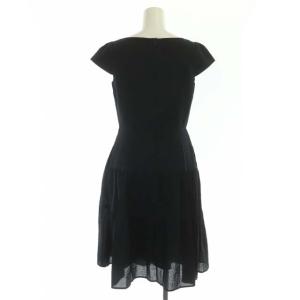 TOCCA 22SS 【洗える!】PARLOUR ドレス ワンピース ロング 半袖 00 黒 ブラック