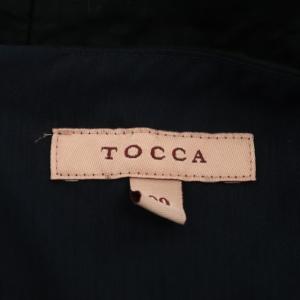 TOCCA 22SS 【洗える!】PARLOUR ドレス ワンピース ロング 半袖 00 黒 ブラック