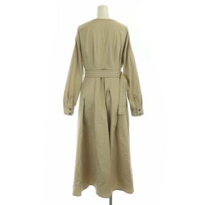 Diagram GRACE CONTINENTAL ステッチカシュクールワンピース 長袖 ロング 36 ベージュ