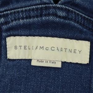 STELLA McCARTNEY デニム オーバーオール フレア ストレッチ ダメージ加工 42 青 ブルー