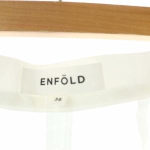 ENFOLD 18SS ハーレムパンツ タック 36 白 ホワイト