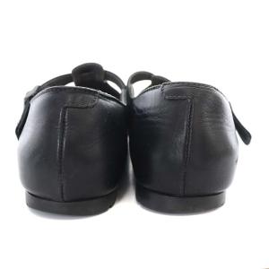 BIRKENSTOCK ロンドン London スリッポン シューズ レザー 37 24.0cm 黒 ブラック