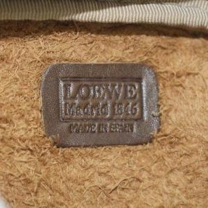 LOEWE ショルダーバッグ ワンショルダー 斜め掛け アナグラム レザー ブラウン