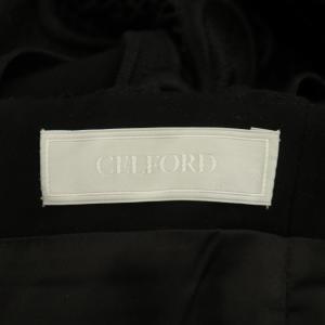 CELFORD ハートレーススカート タイト ロング 38 黒 ブラック