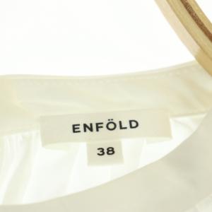 ENFOLD 22AW SOMELOSブロード Free Length PULLOVER プルオーバー ブラウス シャツ 長袖 38 白
