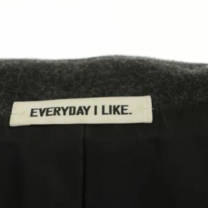 EVERYDAY I LIKE 22AW MODERN テーラードジャケット ダブル 総裏地 38 チャコールグレー