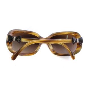 CHANEL ココマーク サングラス リボンモチーフ べっ甲柄 ブラウン