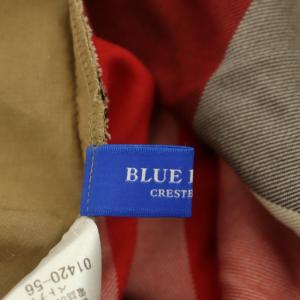 BLUE LABEL CRESTBRIDGE 【sweetコラボ】レーヨンコットンポプリンワンピース スキッパー 長袖 ロング チェック 38 茶 ブラウン