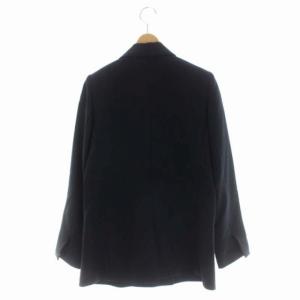 EVERYDAY I LIKE ダブルジャケット テーラード 背抜き ウール 36 濃紺 ダークネイビー