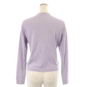 EPOCA セットアップ 上下 フラワー 刺繍 カーディガン 長袖 スカート タイト 膝丈 レース 40 ラベンダー