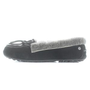 UGG australia ソラーナ SOLANA LOAFER ローファー リボン 24cm 黒 ブラック 1020041