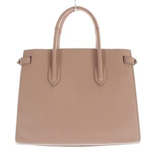 FURLA PIN ハンドバッグ レザー トートバッグ ロゴ ピンク