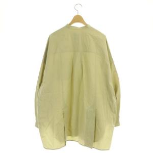 nagonstans 21AW COタイプライターエルボーパッチShirt シャツ オーバーサイズ 長袖 M ベージュ