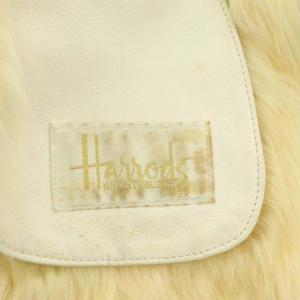 Harrods ムートンコート ショート丈 アウター 羊革 2 アイボリー