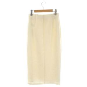 EVERYDAY I LIKE 21AW Scuba Knit Skirt タイトスカート ロング 36 白 ホワイト