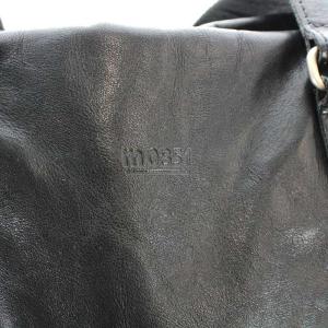 m0851 アニリン ショルダーバッグ ハンドバッグ 2way レザー 黒 ブラック