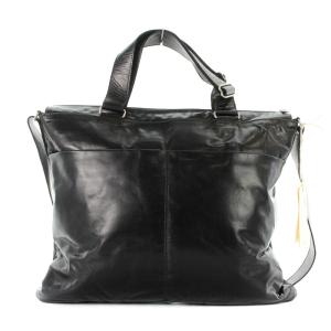 m0851 アニリンレザー トートバッグ ショルダーバッグ 2way レザー 黒