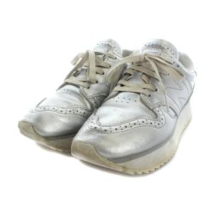 New Balance WL520ME スニーカー レザー 23cm シルバー