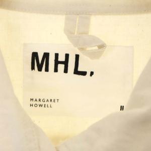 MHL. 21SS NATURAL COTTON SHIRTING ナチュラルコットン シャツ ブラウス チュニック オーバーサイズ