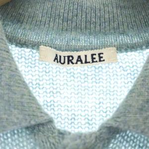 AURALEE 22AW Cashmere Knit Cardigan カシミヤ カーディガン 長袖 3 グリーン