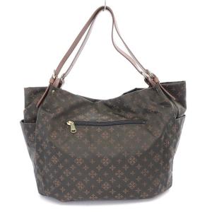 russet トートバッグ ハンドバッグ 総柄 グレー ピンクベージュ