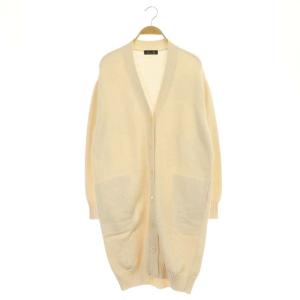 22SS 7Gフラワージャガードロングカーディガン ライトベージュ