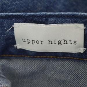 upper hights ザ ステラ クロップ THE STELLA CROP パンツ デニム ジーンズ テーパード スリム 22 青 ブルー 980229