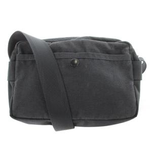 PORTER 吉田カバン SWITCH キャンバス ショルダーバッグ ロゴ 黒 ブラック