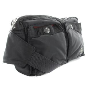 PORTER 吉田カバン タンカー TANKER ウエストバッグ ロゴ ショルダーバッグ 黒 ブラック