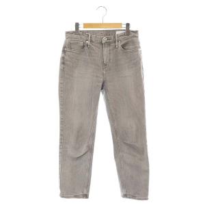 upper hights ×大草直子 THE ROUGE デニムパンツ ジーンズ ジップフライ 24 グレー 13G246