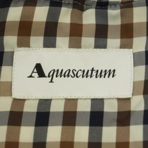 Aquascutum ライナー付き ダブル トレンチコート ロング 10T ベージュ
